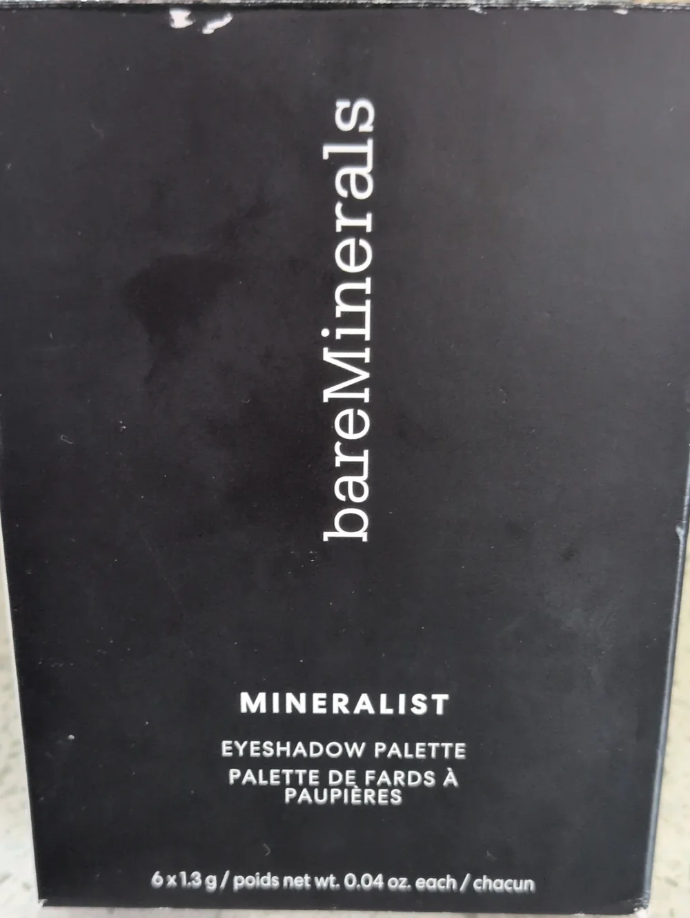bareMinerals Black Mineralist Eyeshadow Palette Heathered Colors